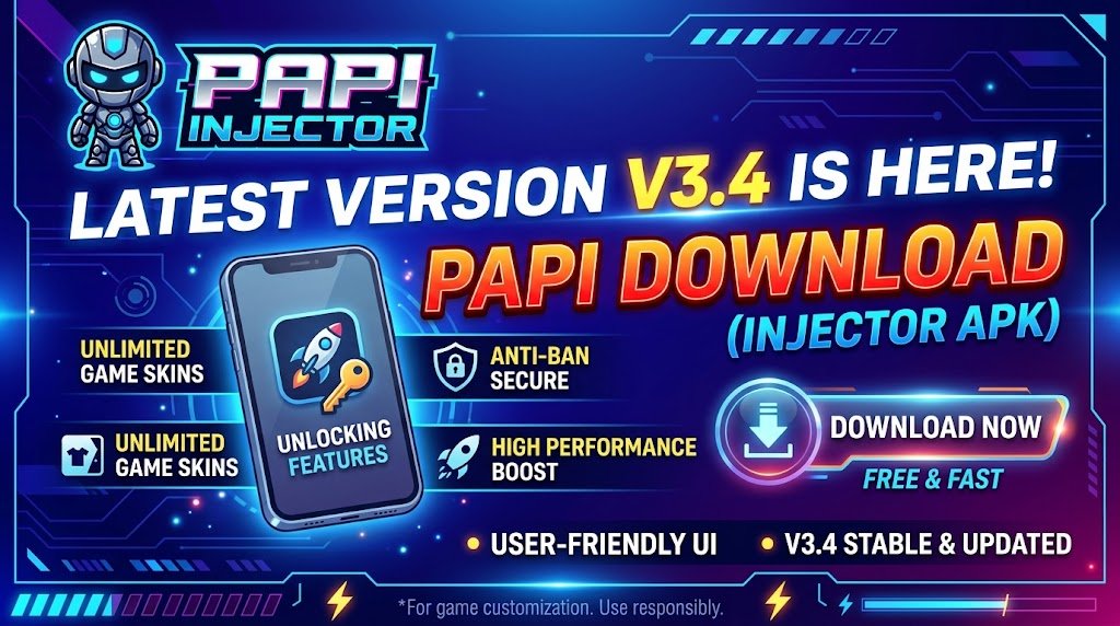 Papi Download – (Injector APK) latest version v3.4